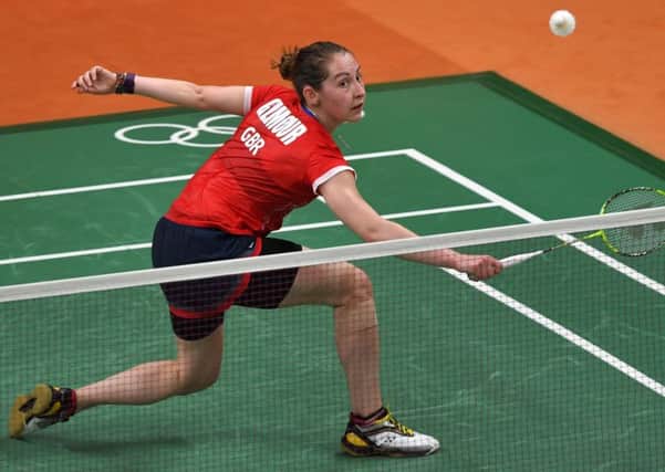 Scotland's Kirsty Gilmour in action for Great Britain at the 2016 Rio Olympics. Picture: Ed Jones/AFP/Getty Images