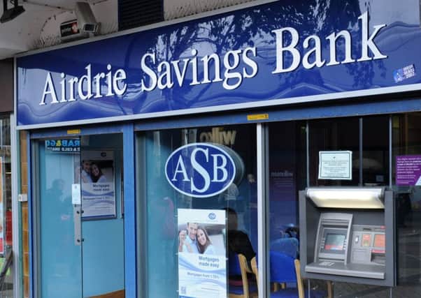 MSPs will examine how Airdrie Savings Bank was hit by the financial crisis. Picture: Alan Watson