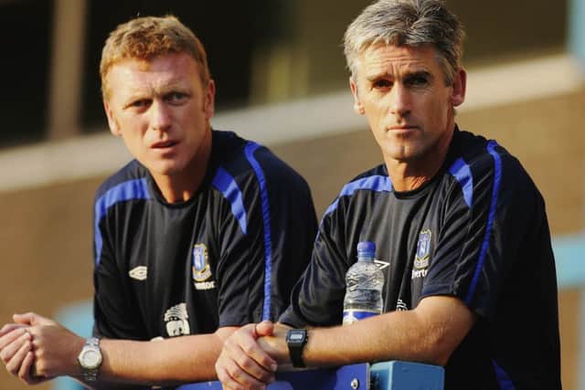 Alan Irvine, right, has emerged as a shock candidate to become Rangers manager. Picture: Getty