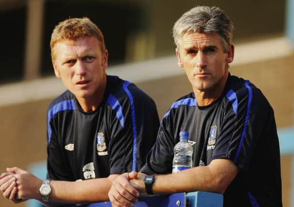 Alan Irvine, right, has emerged as a shock candidate to become Rangers manager. Picture: Getty