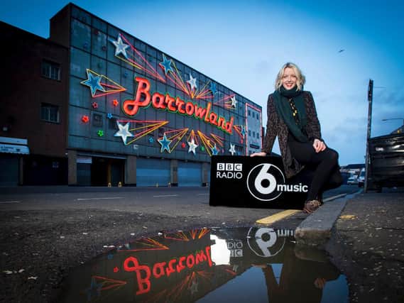 Lauren Laverne was in Glasgow today to confirm it is hosting the BBC 6 Music Festival next month.