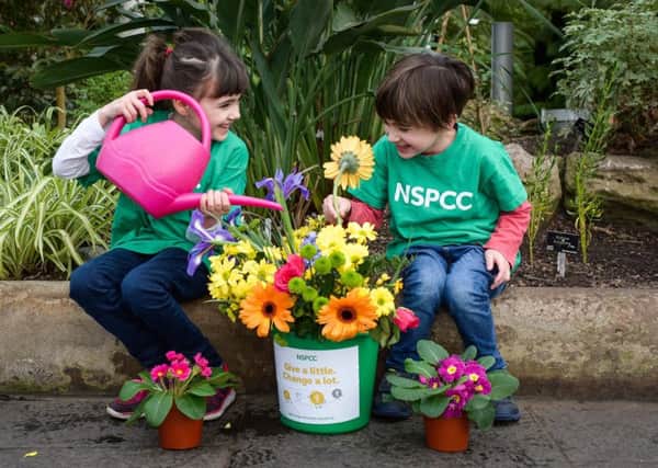Eve, 7 and Daniel, 5, have some fun at  a previous NSPCC event. Picture: Contributed