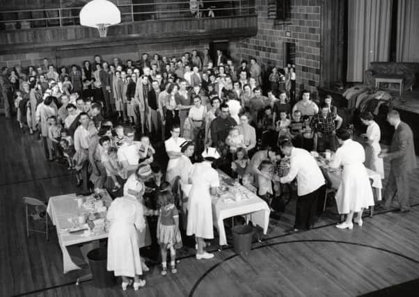 Mass inoculation for Polio, Protection, Kansas, 1957 PIC:: The Art Archive/REX/Shutterstock