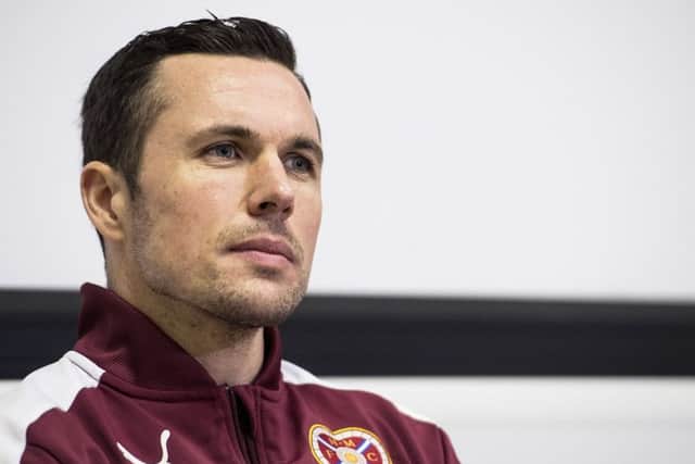 Hearts' Don Cowie looks ahead to their Scottish Cup replay with Hibernian on Wednesday. Picture: SNS