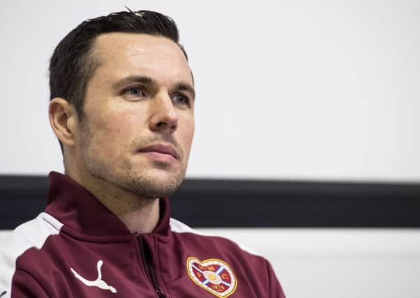 Hearts' Don Cowie looks ahead to their Scottish Cup replay with Hibernian on Wednesday. Picture: SNS