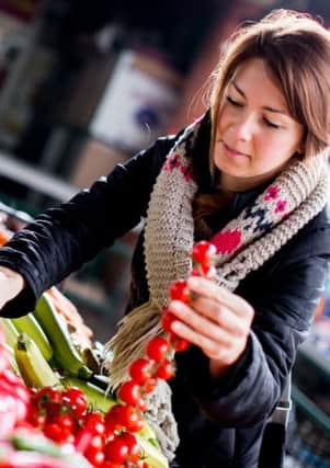 Increased availability has helped boost organic food sales in Scotland.