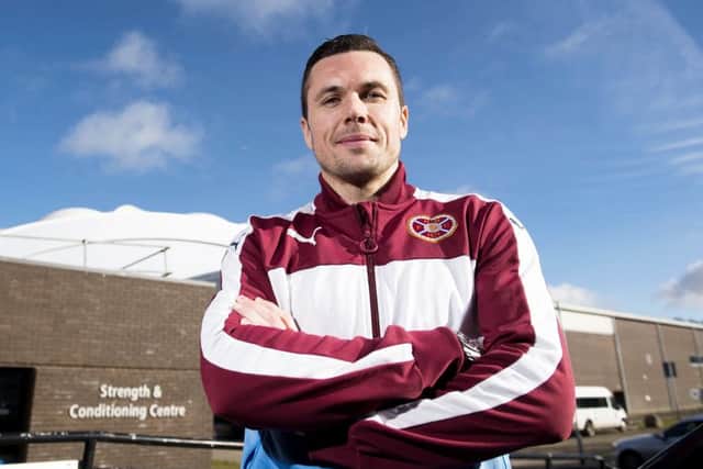Hearts' Don Cowie looking ahead to the Scottish Cup replay with Hibs on Wednesday. Picture: Gary Hutchison/SNS