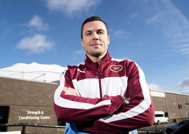 Hearts' Don Cowie looking ahead to the Scottish Cup replay with Hibs on Wednesday. Picture: Gary Hutchison/SNS
