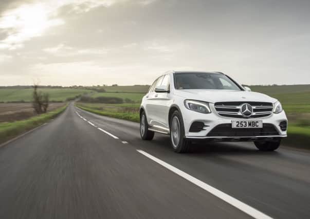 The Mercedes-Benz GLC is based on the C-Class saloon, hoisted up for ground clearance and fitted with intelligent 4matic all-wheel-drive and nine-speed automatic gearing.