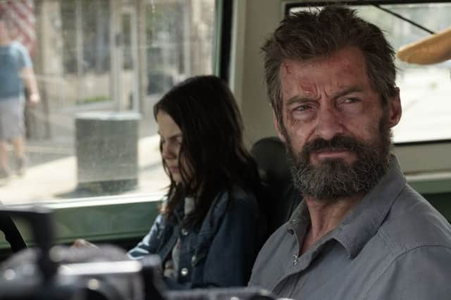 Hugh Jackman as Logan with Dafne Keen as young mutant Laura