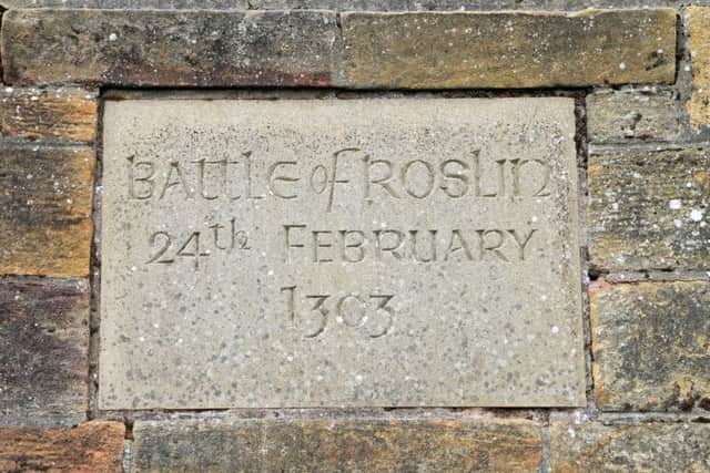 Battle of Roslin Memorial. Picture: TSPL