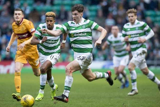 Kieran Tierney returned to the Celtic starting XI earlier this year after an absence through injury. Picture: SNS