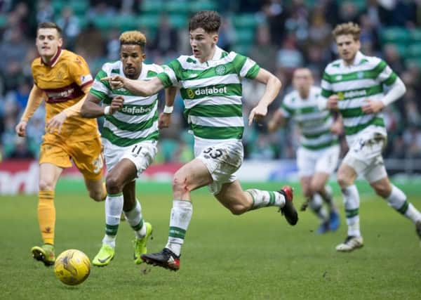 Kieran Tierney returned to the Celtic starting XI earlier this year after an absence through injury. Picture: SNS