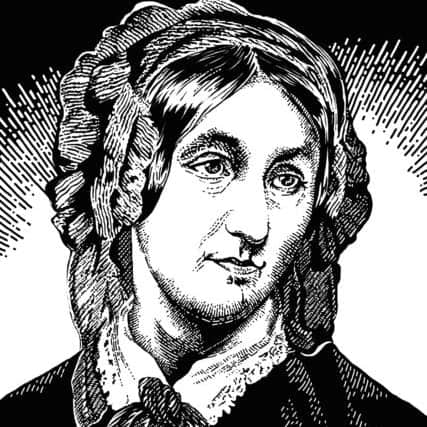 Mary Somerville, Scientist, (1780-1872), was an outstanding	 mathematician, astronomer, scientist and successful writer of	the Victorian era. She was one of the first two women elected as honorary members of the Royal Astronomical Society and Somerville College, Oxford, was named after her. PIC The Wallace Monument.