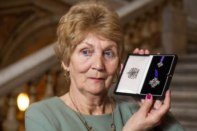 Jean Andrew, sister of Scottish soldier killed in 1956 who has been given the Elizabeth Cross. Picture: John Devlin
