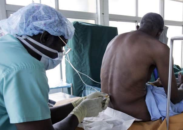 In Zambia, there is only one anaesthetist per one million people. Picture: Getty Images