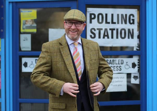 Many Tory MPs now seem to hold views indistinguishable from those of Paul Nuttall, above, and Nigel Farage. Picture: Getty Images