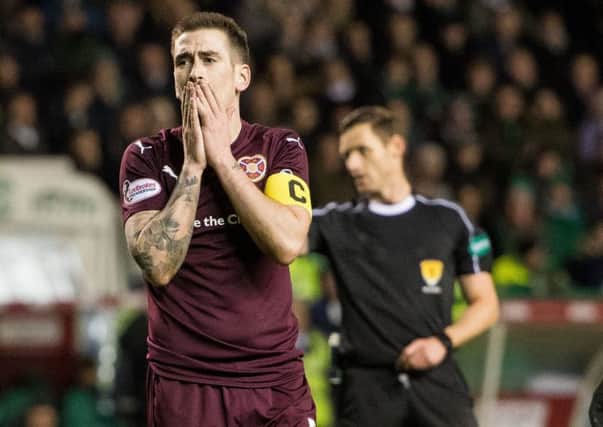 Jamie Walker says the Hearts fans are owed an apology. Picture: Ian Georgeson