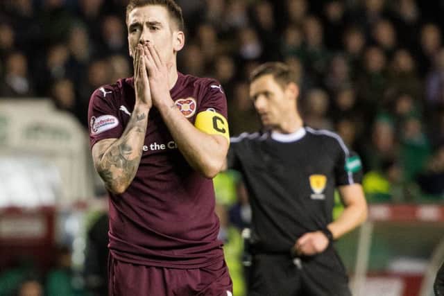 Jamie Walker says the Hearts fans are owed an apology. Picture: Ian Georgeson