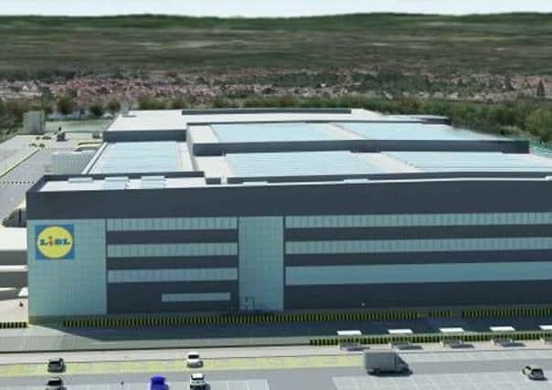 The Lidl distribution centre could help the grocer create up to 360 jobs. Picture: Contributed