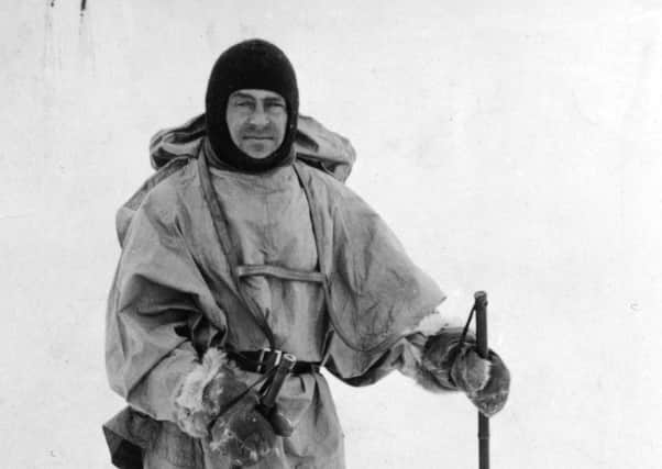 British explorer Robert Falcon Scott during his doomed expedition to the Antarctic, circa 1912. Picture: Hulton Archive/Getty Images