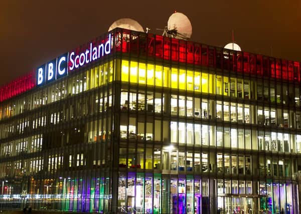 The BBC Scotland HQ at Pacific Quay. Picture: John Devlin