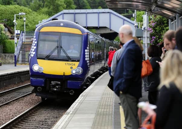 Passengers between Edinburgh and Glasgow are facing rush hour disruption. Picture: Michael Gillen