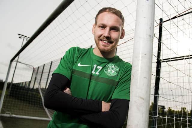 The atmosphere at Easter Road during Hibs' cup win over Hearts gave Martin Boyle goosebumps. Picture: SNS.