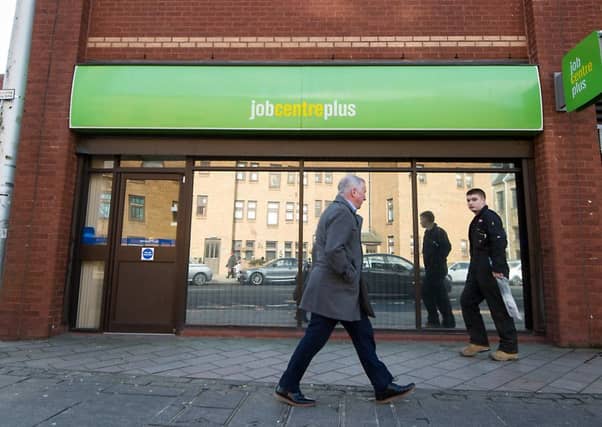 02/02/17 . GLASGOW. Stock shot of Govan Job Centre Plus office. The Scottish government has said it was "completely unacceptable" that it was not consulted on plans to close half of Glasgow's job centres.
On Wednesday, the Department of Work and Pensions announced the closures as part of a review of its estate.
Scottish government Employability Minister Jamie Hepburn has written to the department to ask for clarity.
The DWP said there would be public consultation on closures resulting in travel of more than three miles.
Denise Horsfall, DWP work services director for Scotland, told BBC Radio's Good Morning Scotland programme that three of the proposed closures would result in travel increasing to up to four miles.
She said these job centres - in Maryhill, Castlemilk and Bridgton - could remain open depending on the outcome of the consultation.
Proposed closures
Castlemilk and Langside Jobcentres will move to Newlands Jobcentre
Parkhead, Easterhouse and Bridgeton Jobcentres will move to Shettleston Jobce