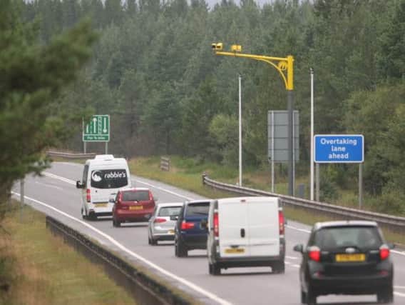 Average speed cameras went live on the A9 in October 2014. Picture: Peter Jolly