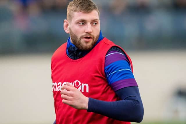 Scotland stand-off Finn Russell in training ahead of the Scotland v Wales Six Nations match at BT Murrayfield. Picture: Ross Parker/SNS