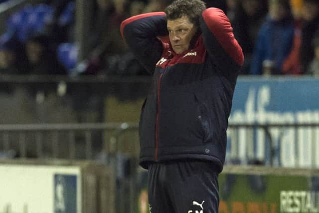 Interim Rangers manager Graeme Murty suffers on the touchline at Caledonian Stadium. Picture: Craig Foy/SNS