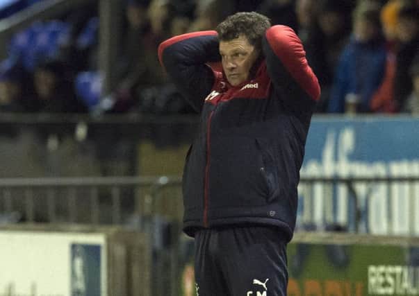 Interim Rangers manager Graeme Murty suffers on the touchline at Caledonian Stadium. Picture: Craig Foy/SNS