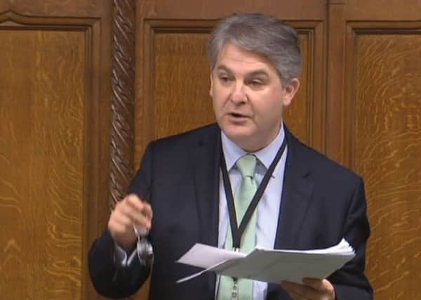 Philip Davies tries to talk out the bill to ratify the Istanbul Convention on sexual and domestic violence against women. Picture: PA
