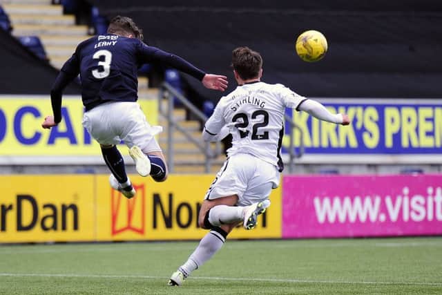 Luke Leahy opened the scoring for Falkirk. Picture: Michael Gillen