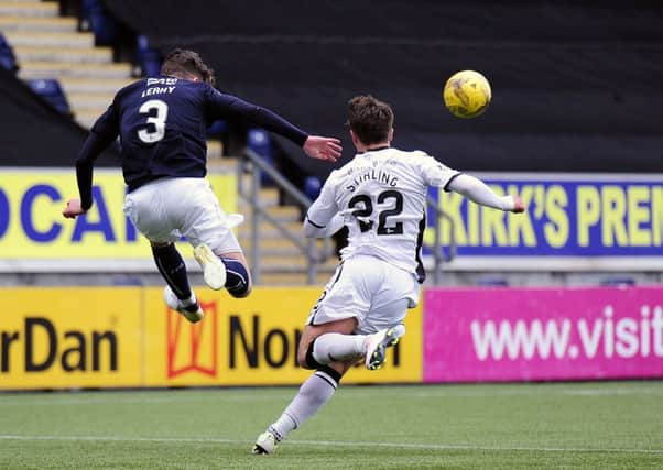 Luke Leahy opened the scoring for Falkirk. Picture: Michael Gillen