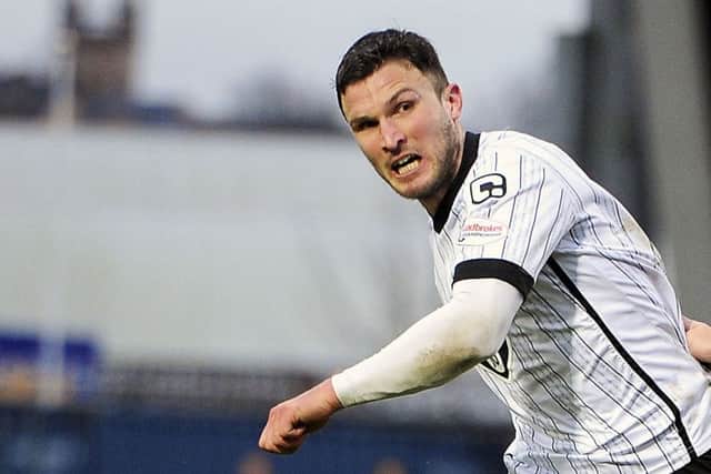 John Sutton was on target against Ayr. Picture Michael Gillen