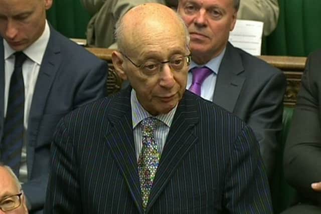 Gerald Kaufman in the House of Commons. The Labour MP and Father of The House of Commons, has died at 86. Picture: PA