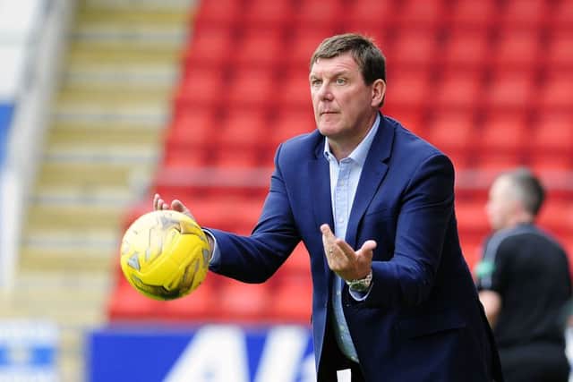 Tommy Wright believes the pressure will be off his St Johnstone side. Picture: Michael Gillen