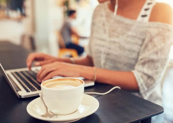 Increasingly people are working in flexible locations such as coffee shops. Picture: Getty Images/iStockphoto