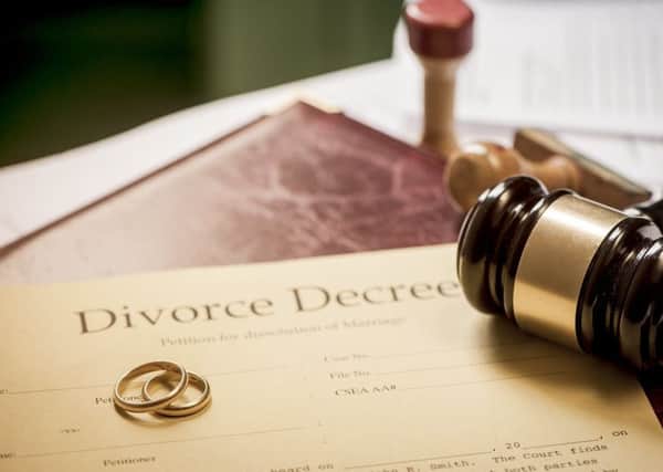 In Scotland, maintenance is usually paid for three years after divorce, not for life. Picture: Getty Images/iStockphoto