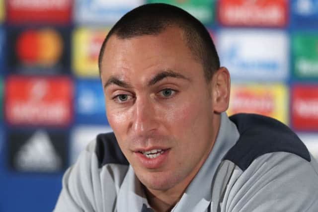 Celtic captain Scott Brown has been urged by his manager Brendan Rodgers to sit out Scotland's World Cup match against England to rest for the Champions League. Picture: Ian MacNicol/Getty Images