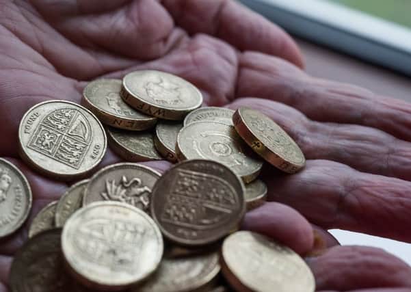 The value of the sterling fell yesterday. Picture: TSPL