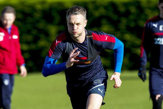 Rangers defender Clint Hill is poised to return to action against St Johnstone. Picture: SNS Group