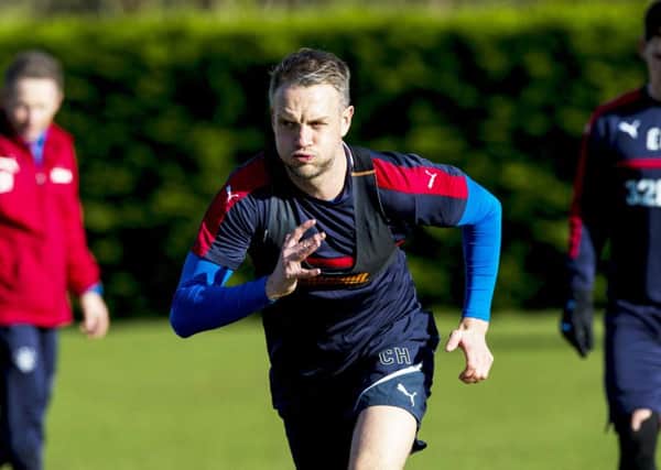 Rangers defender Clint Hill is poised to return to action against St Johnstone. Picture: SNS Group