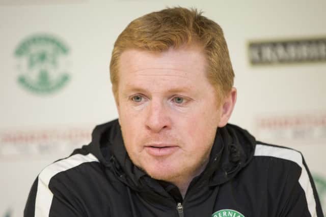 Hibs head coach Neil Lennon vigorously defended his side's use of emergency loans. Picture: Ross Brownlee/SNS