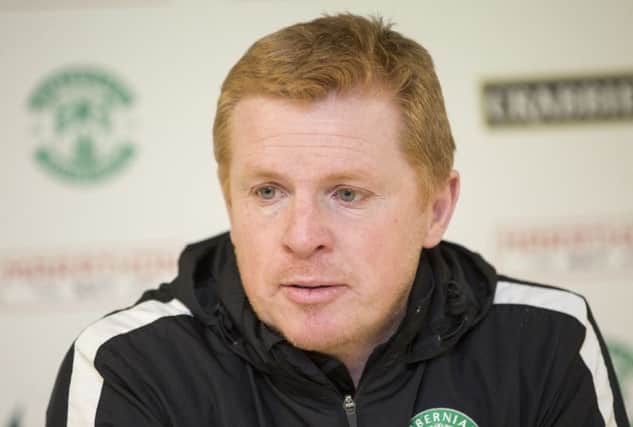 Hibs head coach Neil Lennon vigorously defended his side's use of emergency loans. Picture: Ross Brownlee/SNS
