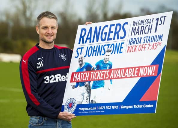 Clint Hill ahead of Rangers' match with St Johnstone at Ibrox tomorrow. Picture: SNS