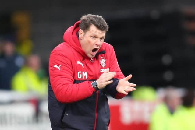 Rangers caretaker manager Graeme Murty has suffered defeats in consecutive league games. Picture: PA