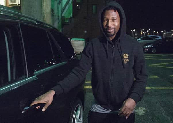 Efe Ambrose could go straight into the Hibs team to face St Mirren tonight. Picture: SNS.